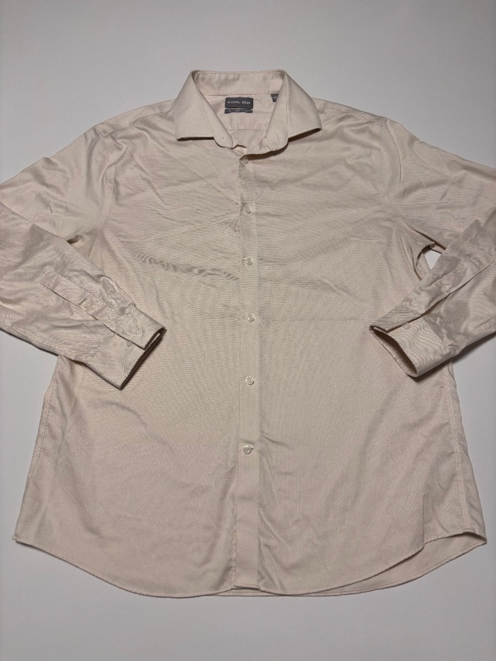 Mens Michael Kors Slim Fit Airsoft Stretch Long Sleeve Dress Shirt Size XL